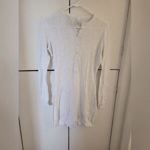 White Long Sleeve Onesie/pajama